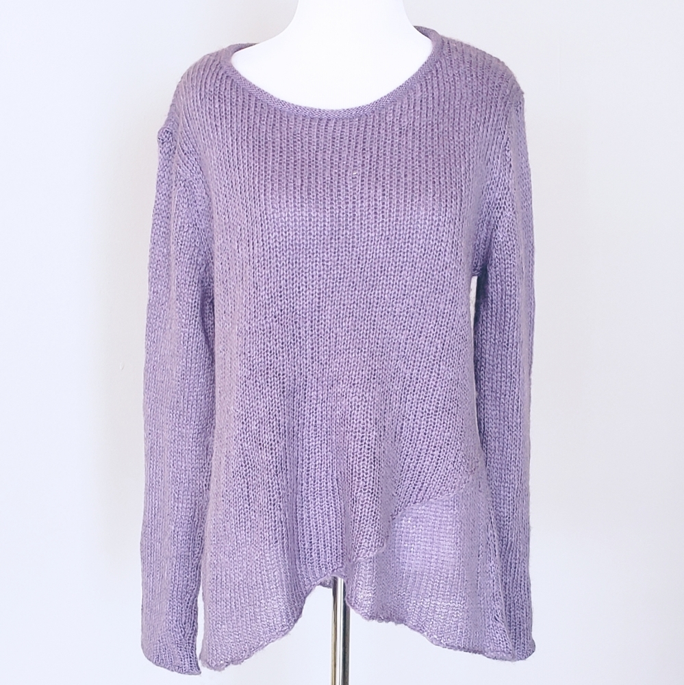 Wooden Ships Asymmetrical Crew Neck Sweater